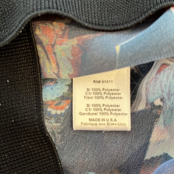 EUC Clover Canyon sheer printed blouse - Picture 12 of 13